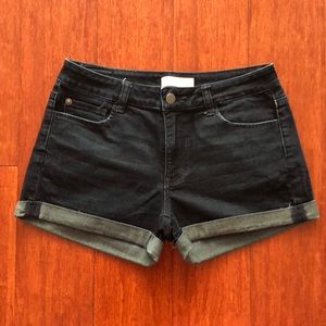 BP Dark Indigo Cuff Denim Shorts